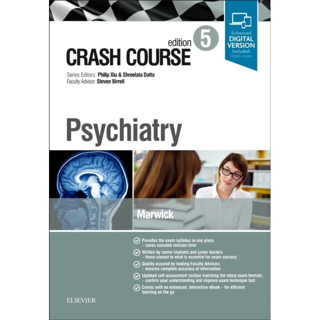 Crash Course Psychiatry de Katie FM Marwick