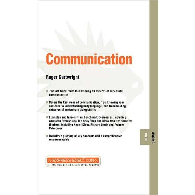 Communication de Roger Cartwright