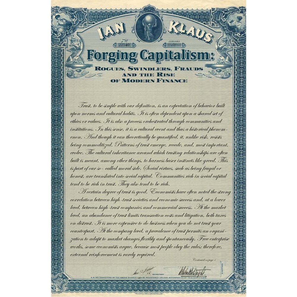 Forging Capitalism de Ian Klaus
