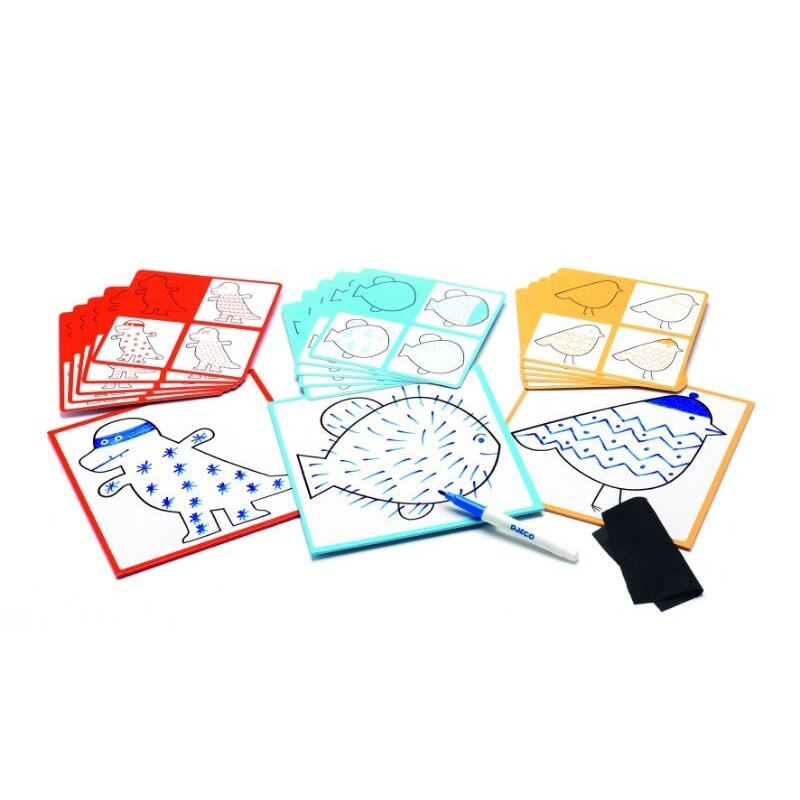 Set creativ Modele grafice Djeco