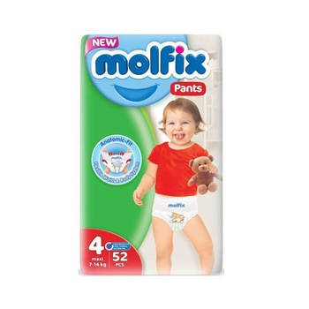 Chilotei copii MOLFIX Pants Nr 4 maxi 7-14 kg 52 buc Chilotei copii MOLFIX Pants Nr 4 maxi 7-14 kg 52 buc