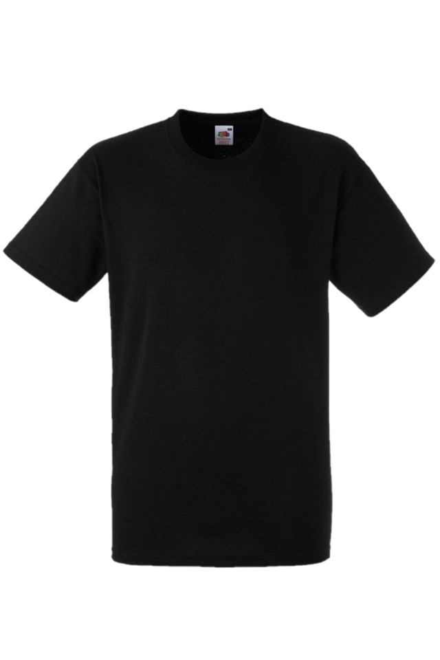 Tricou Barbati Fruit of the Loom, bumbac, Negru