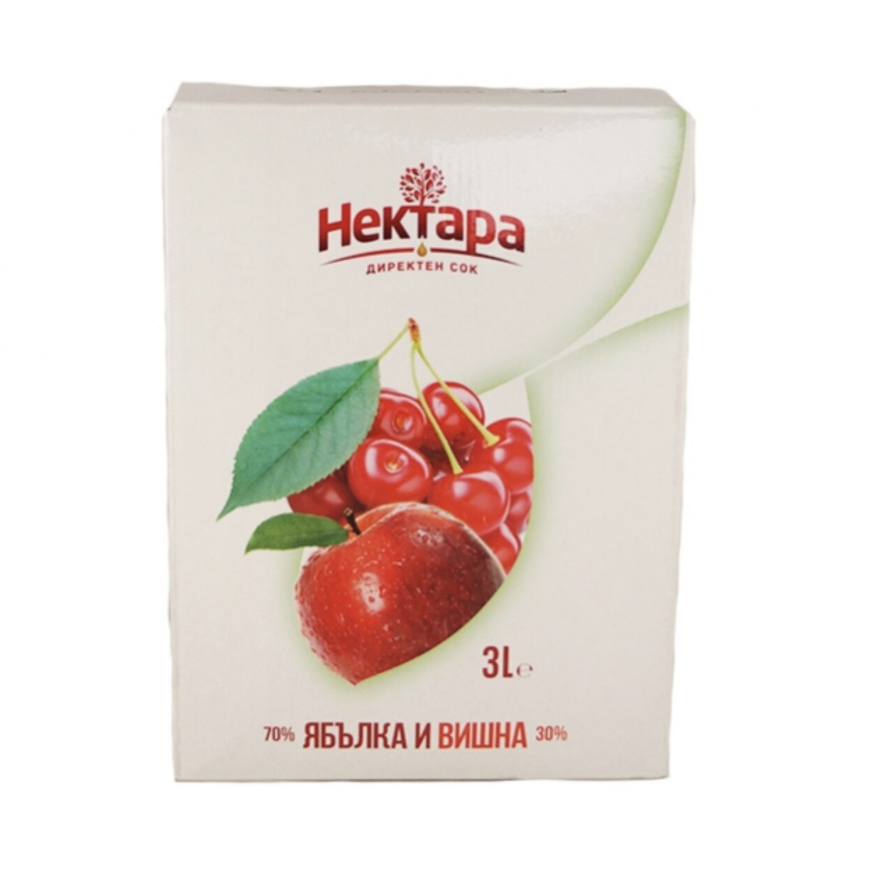 Натурален сок от ябълка НЕКТАРА, ЯБЪЛКА И СЛИВА 100%, Студено пресован ...