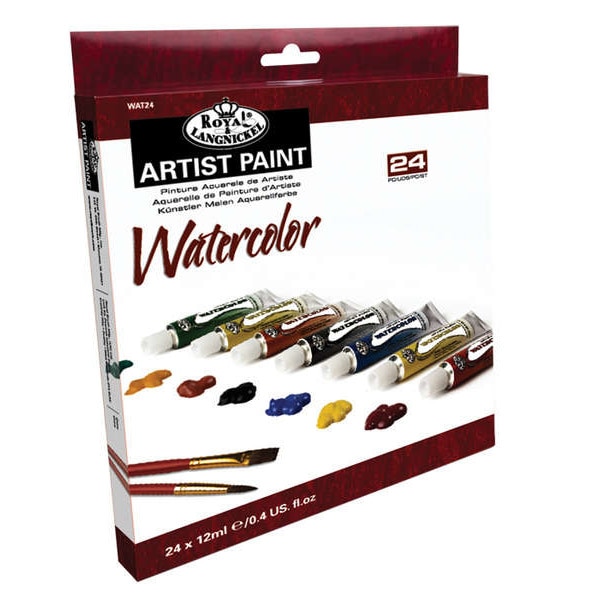Set culori acuarela Royal & Langnickel 24x12ml