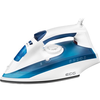 Fier de calcat ECG NZ 322 cu oprire automata, talpa ceramica, 2200 W, jet abur 100 g/ min Fier de calcat ECG NZ 322 cu oprire automata, talpa ceramica, 2200 W, jet abur 100 g/ min