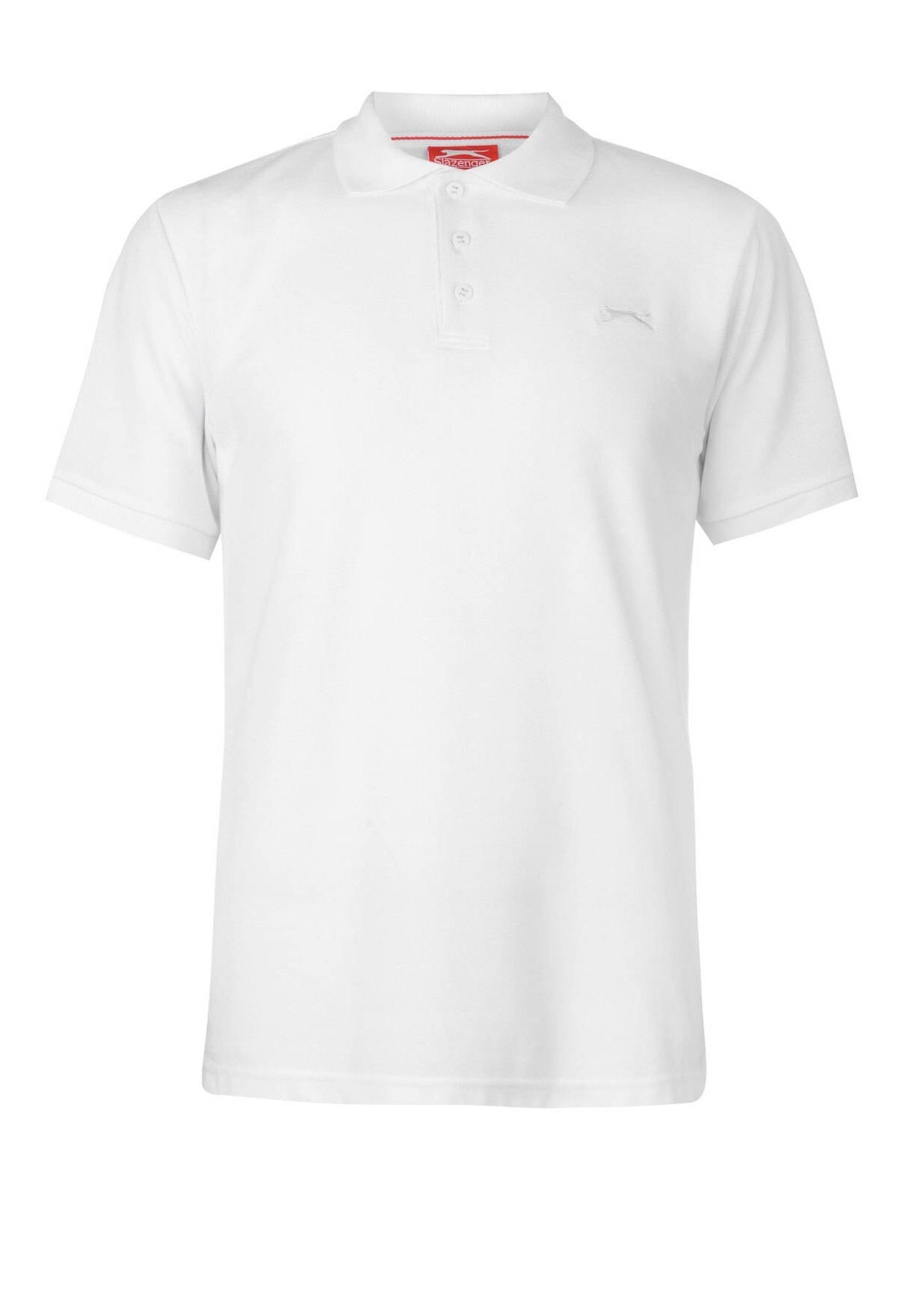 Tricou polo pentru barbati, Slazenger Plain Polo, Alb