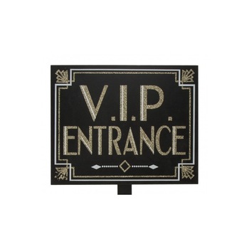 Placuta decorativa cu sclipici si cu suport pentru petreceri -33 x 72,5 cm, Radar 190195 Placuta decorativa cu sclipici si cu suport pentru petreceri -33 x 72,5 cm, Radar 190195