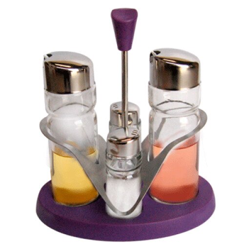 Oliviera cu suport plastic RAKI culoare mov