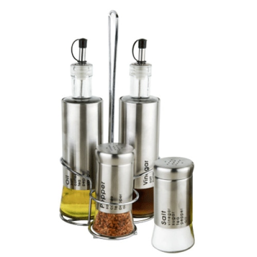 Oliviera RAKI TOP cu suport set 4 piese crom