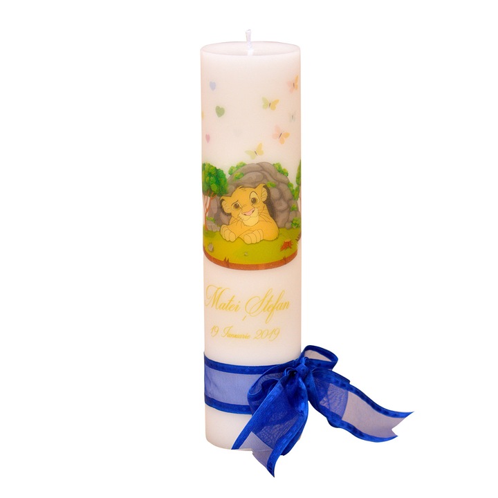 Lumanare de botez Simba