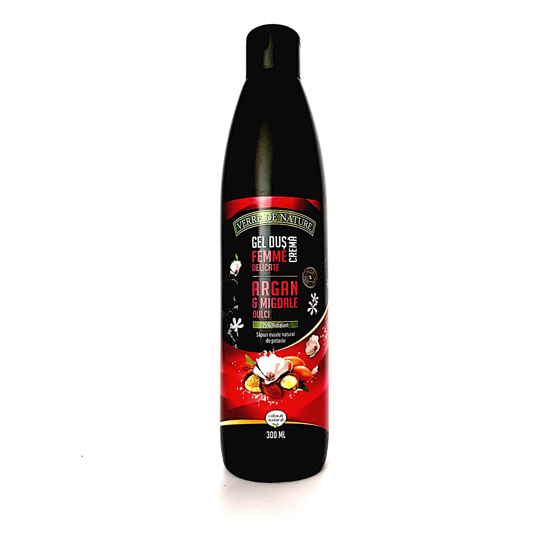 Gel de dus crema Femme Delicate cu argan, migdale dulci si miere 300 ml