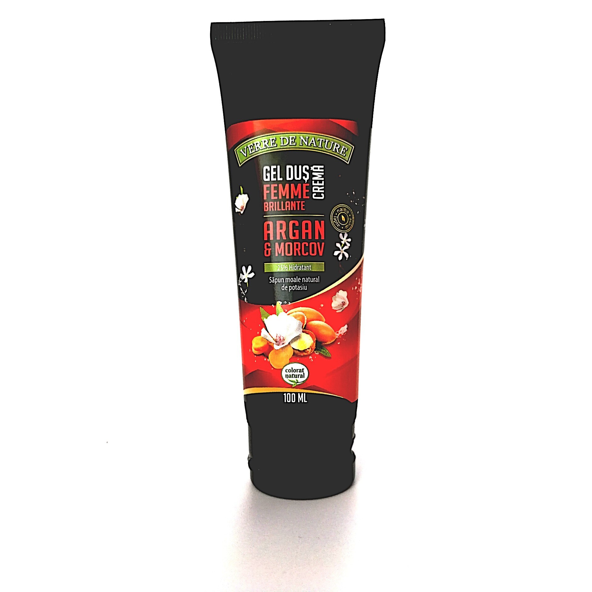 Gel de dus crema Femme Brillante cu argan, morcov si miere de albine 100 ml