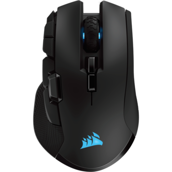 Mouse wireless gaming Corsair Ironclaw RGB, senzor optic 18000DPI, Bluetooth&2.4Ghz, Negru Mouse wireless gaming Corsair Ironclaw RGB, senzor optic 18000DPI, Bluetooth&2.4Ghz, Negru