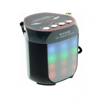 Boxa portabila WSTER , cu LED/BT/USB Boxa portabila WSTER , cu LED/BT/USB