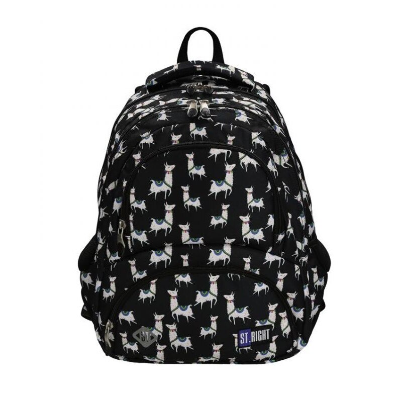 Ghiozdan Scolar 4 Compartimente, St.Right, Lamas, BP7