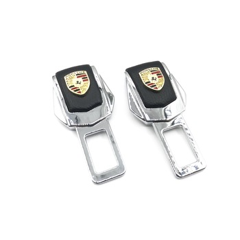 Anulator / Blocator Sunet Centura Piele Chrome Porsche Set 2 buc Anulator / Blocator Sunet Centura Piele Chrome Porsche Set 2 buc