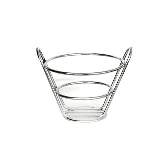 Cosulet servire conus RAKI 11x13cm crom