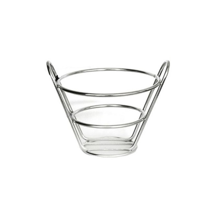 Cosulet servire conus RAKI 11x13cm crom