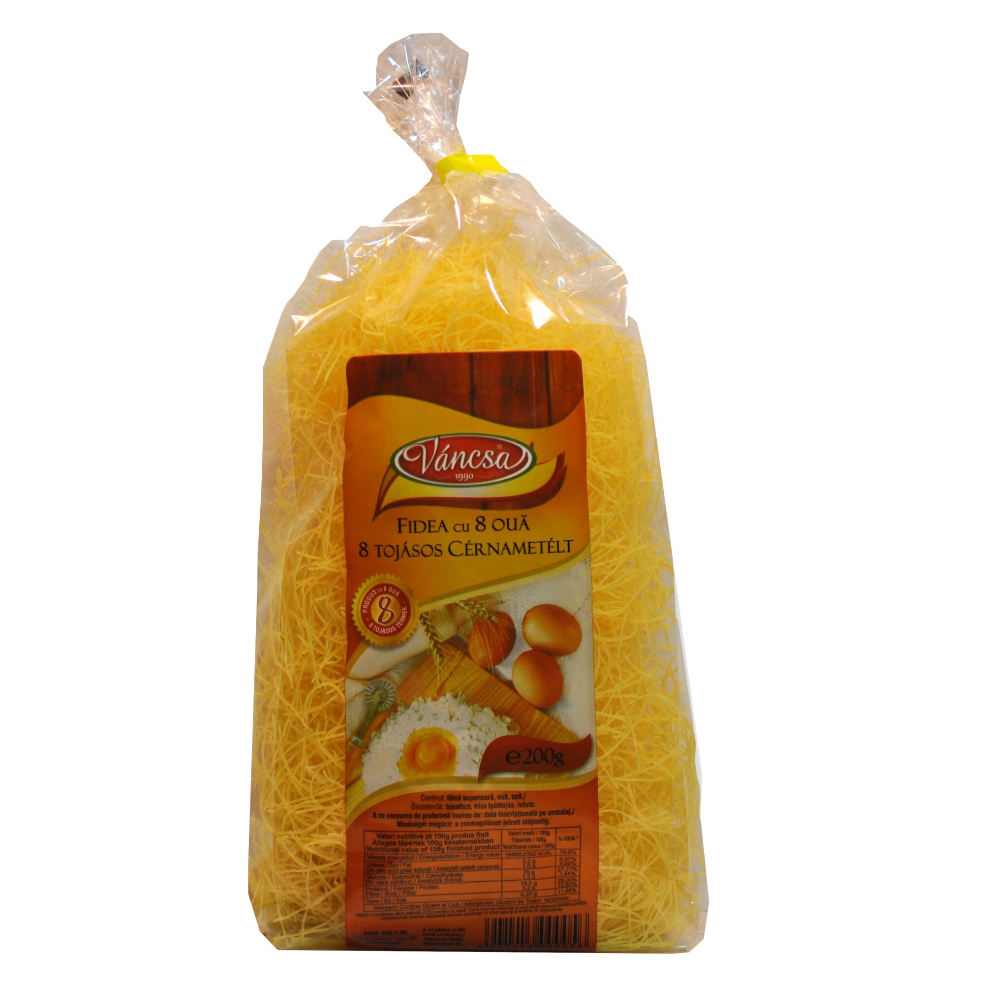 Fidea cu 8 oua, Vancsa, 200 g, Ecologic eMAG.ro