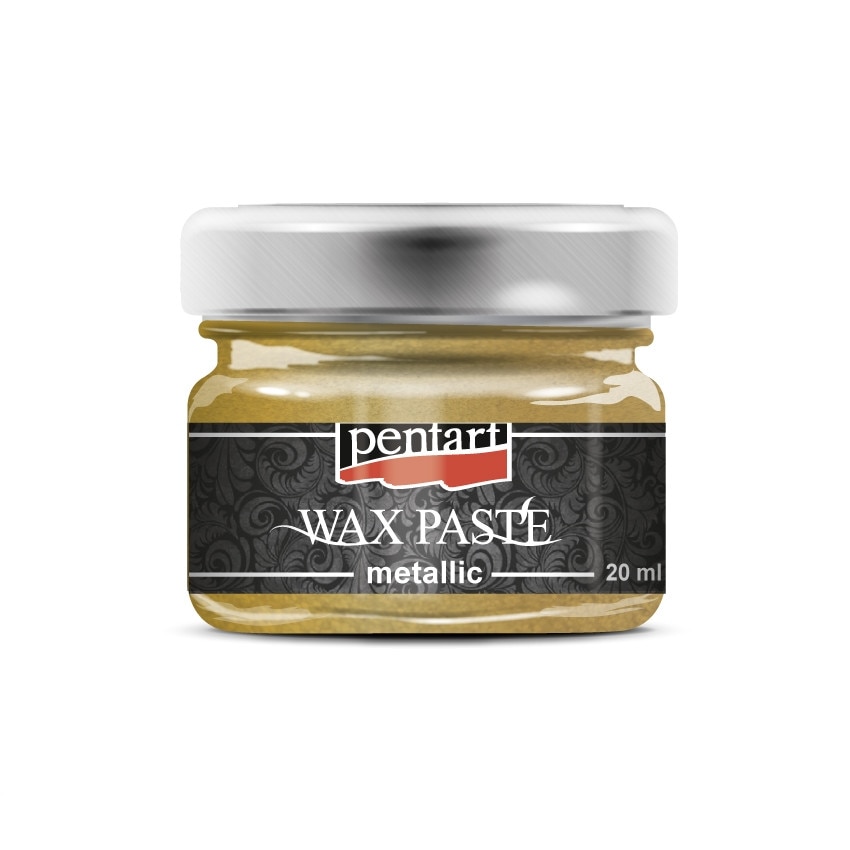 Pasta cerata metalizata Pentart - auriu, 20 ml