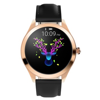 Ceas smartwatch Kingwear KW10, rezistent la apa IP68, 64KB Ram + 512KB ROM, display 1.04 inch TFT cu touch screen, rezolutie 240 * 198 pixeli, capacitate baterie 120mAh Ceas smartwatch Kingwear KW10, rezistent la apa IP68, 64KB Ram + 512KB ROM, display 1.04 inch TFT cu touch screen, rezolutie 240 * 198 pixeli, capacitate baterie 120mAh