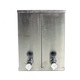 Dispenser detergent lichid dublu 1500ml rectangular inox satinat