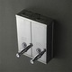 Dispenser detergent lichid dublu 1500ml rectangular inox satinat