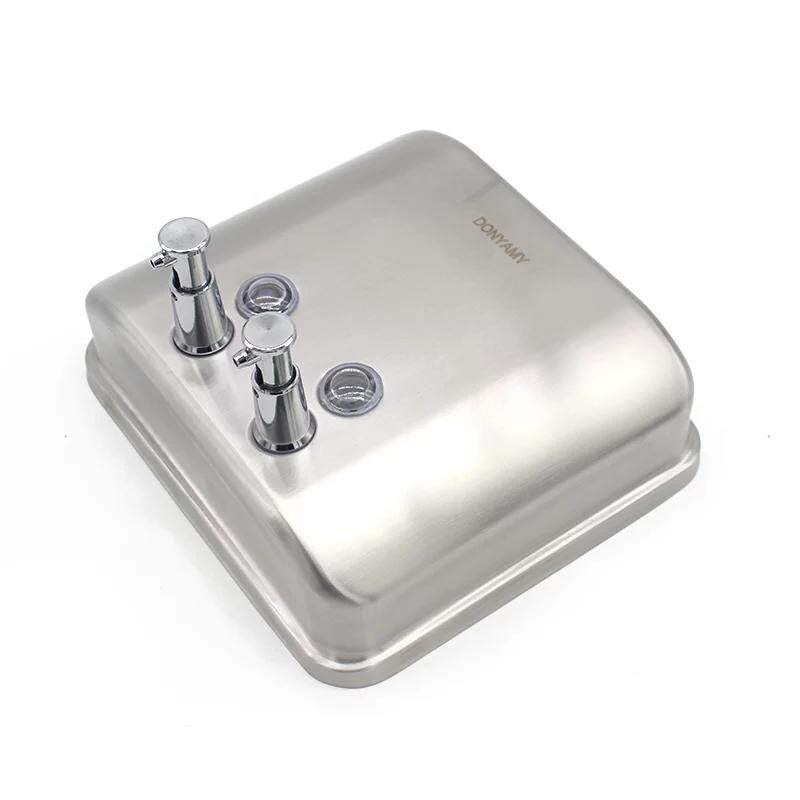 Dispenser detergent lichid dublu 1500ml cromat lucios