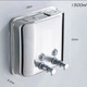 Dispenser detergent lichid dublu 1500ml cromat lucios