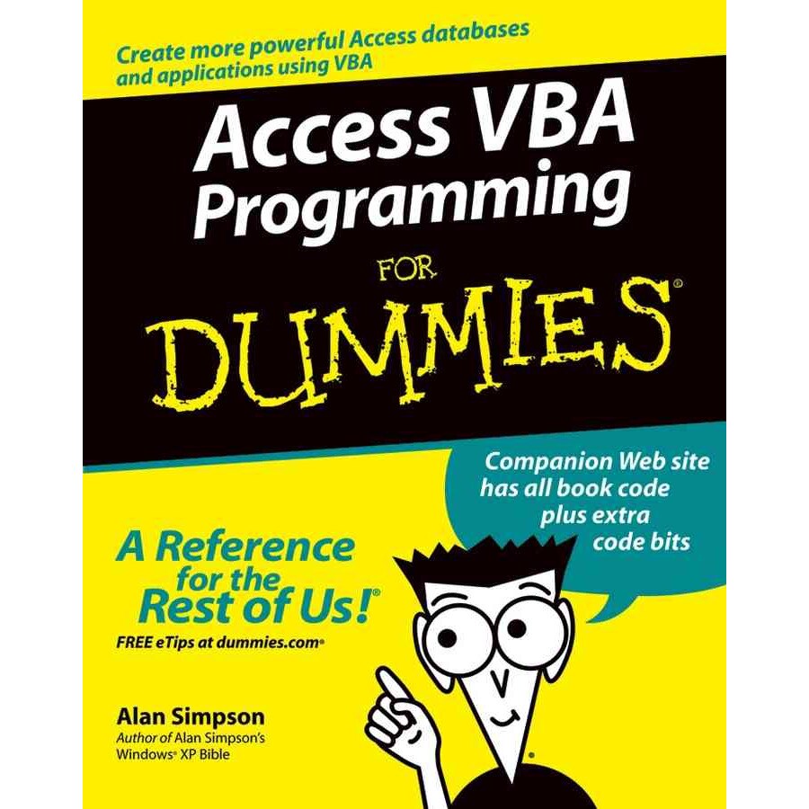 Access VBA Programming For Dummies de Alan Simpson