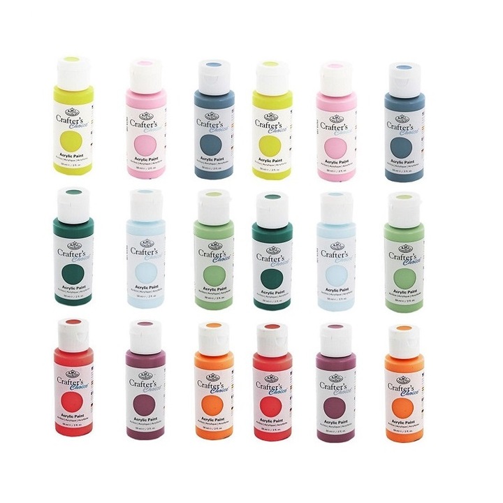 Set 20 de culori acrilice Royal Crafter's