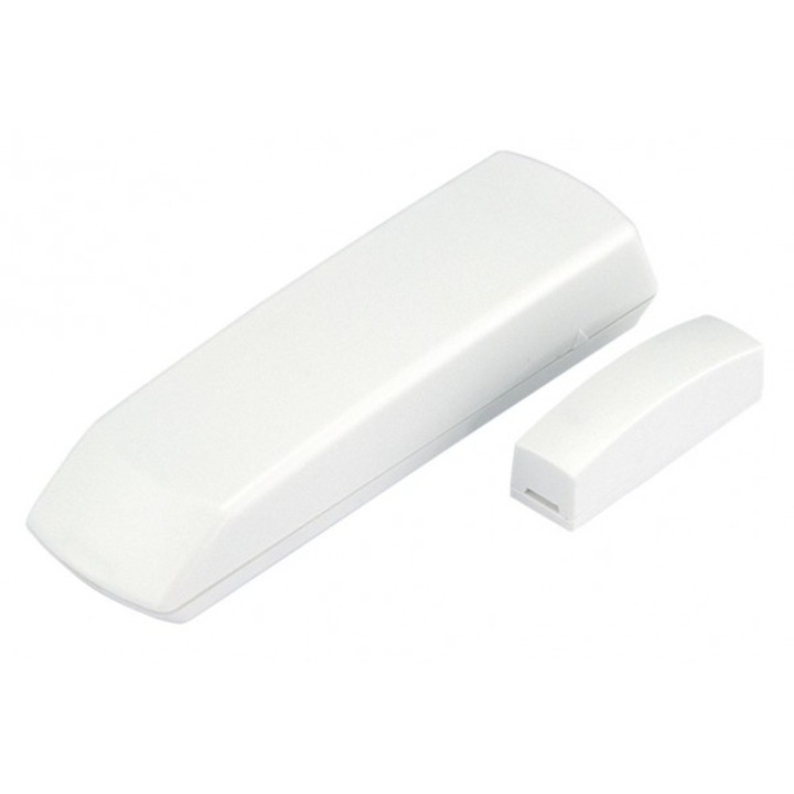 Contact magnetic wireless, aparent, 2 zone, reed, 433 sau 868 MHz, RF 40 m, Paradox Magellan DCTXP2
