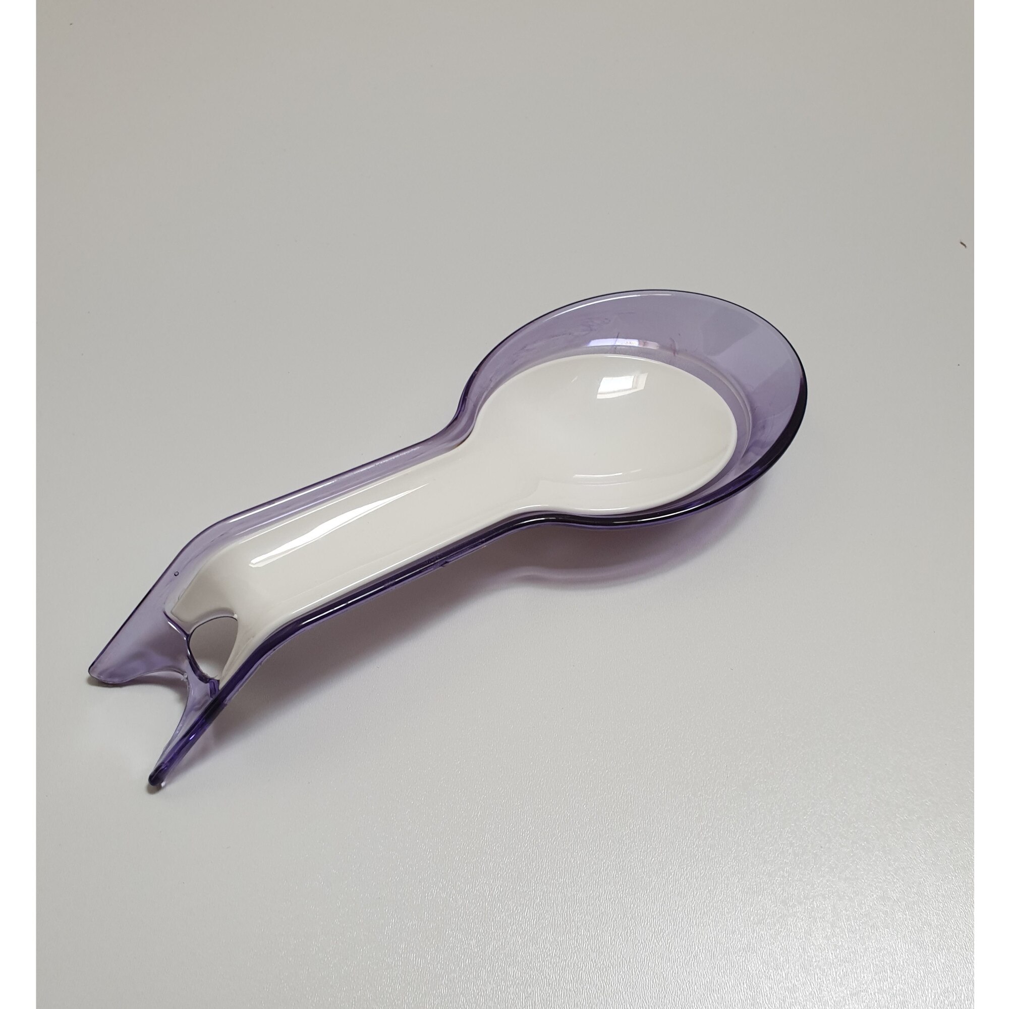 Suport lingura set 2 buc mov/bej