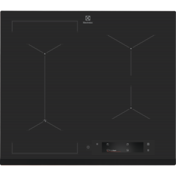 Plita incorporabila Electrolux EIS6448, Inductie, 4 zone de gatit, Control touch, Booster, Timer, Conectivitate hota, SenseFry, 60 cm, Negru Plita incorporabila Electrolux EIS6448, Inductie, 4 zone de gatit, Control touch, Booster, Timer, Conectivitate hota, SenseFry, 60 cm, Negru