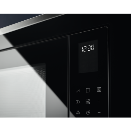 Микровълнова фурна за вграждане Electrolux LMS4253TMX, 25 л, 900 W, Грил, Таймер, Звуков сигнал, LED дисплей, Черен