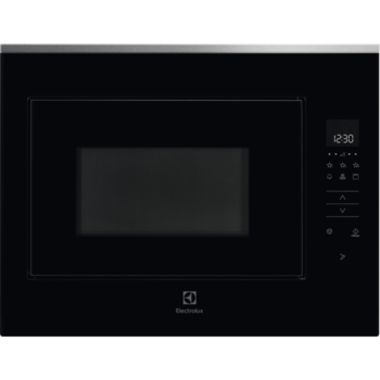 Cuptor cu microunde incorporabil Electrolux KMFD264TEX, 26 l, 900 W, Gril, Timer, Child Lock, Afisaj digital, Avertizare sonora, Negru/Inox antiamprenta Cuptor cu microunde incorporabil Electrolux KMFD264TEX, 26 l, 900 W, Gril, Timer, Child Lock, Afisaj digital, Avertizare sonora, Negru/Inox antiamprenta
