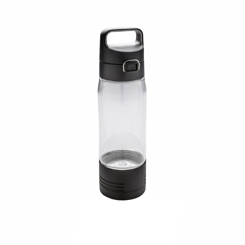 Sticla de apa 600 ml cu maner si blocaj, cu Powerbank 5000 mAh, XD by AleXer, HE, tritan, abs, transparent, breloc inclus