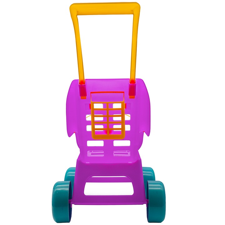 ROBENTOYS, Baba babakocsi, lila / sárga / kék, Magassága 49 cm