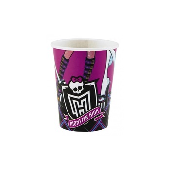 Pahare cu Monster High, 8 buc Pahare cu Monster High, 8 buc