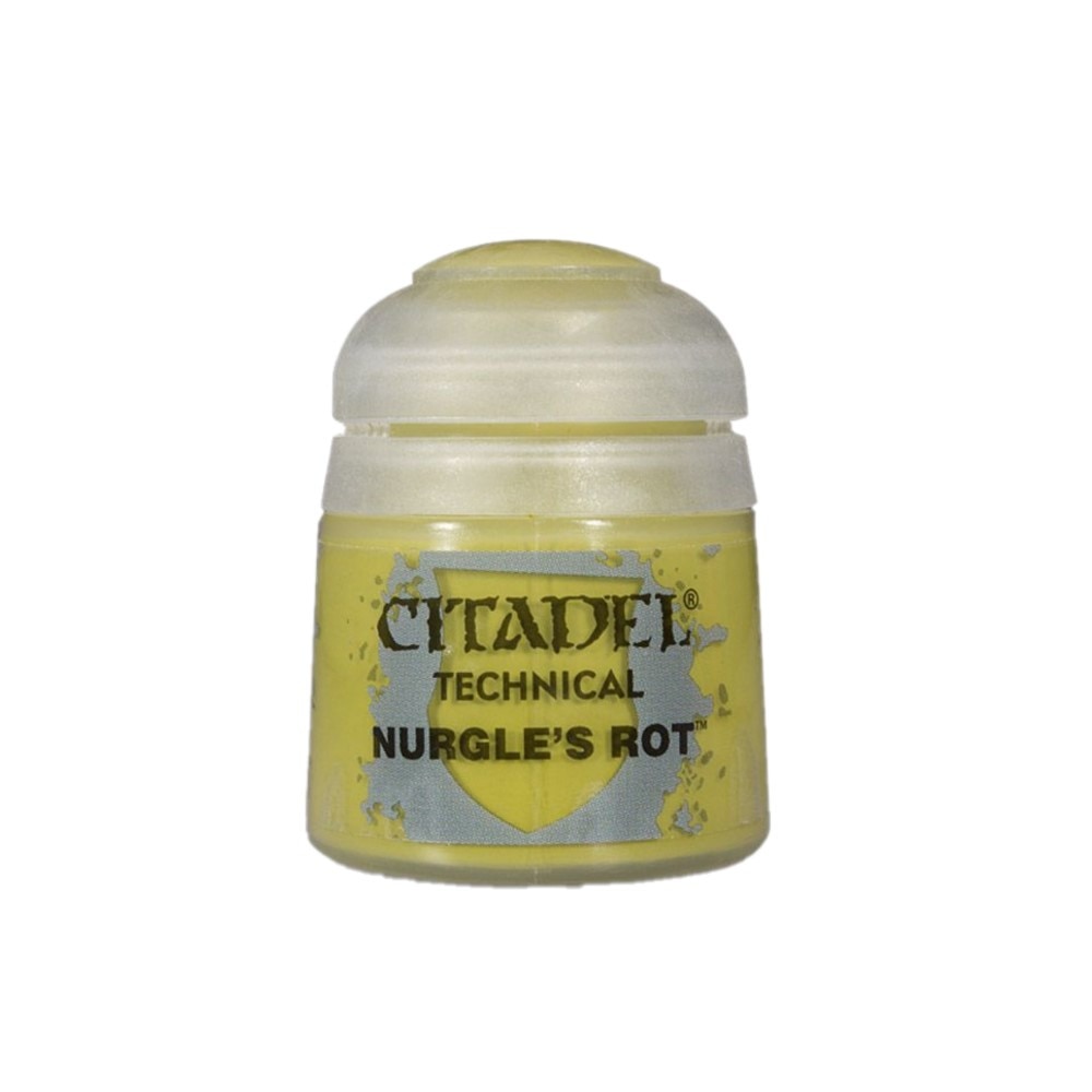 Vopsea pentru Miniaturi, Citadel, Tehnical Nurgles Rot, 12ml