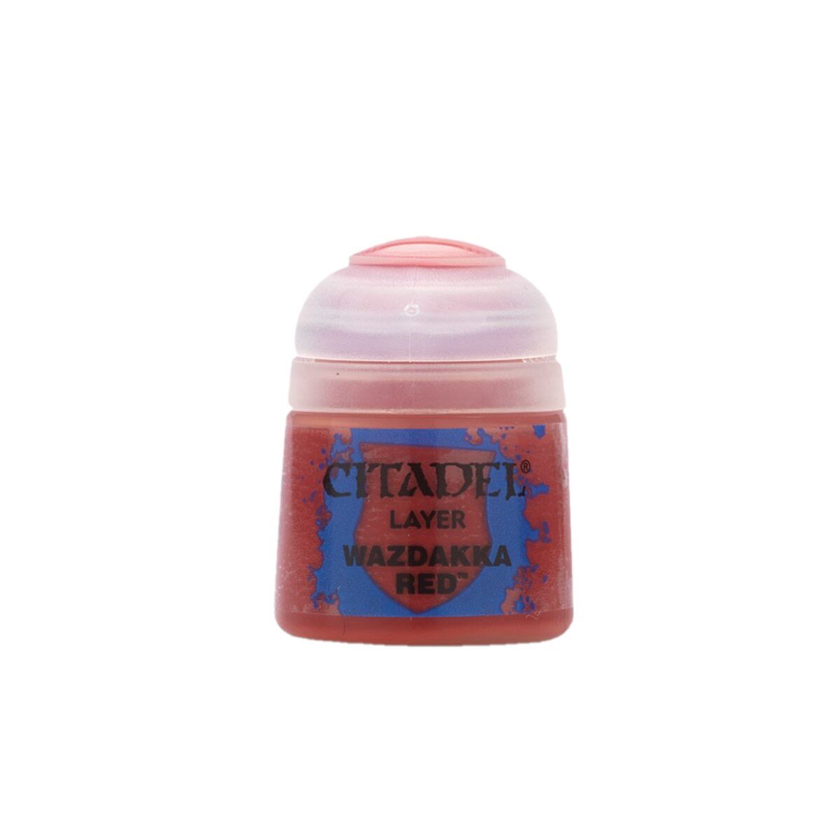 Vopsea pentru Miniaturi Warhammer, Citadel, Layer Wazdakka Red, 12ml