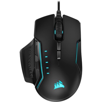 Mouse gaming Corsair Glaive PRO RGB, senzor optic 18000DPI, Aluminum-Negru Mouse gaming Corsair Glaive PRO RGB, senzor optic 18000DPI, Aluminum-Negru