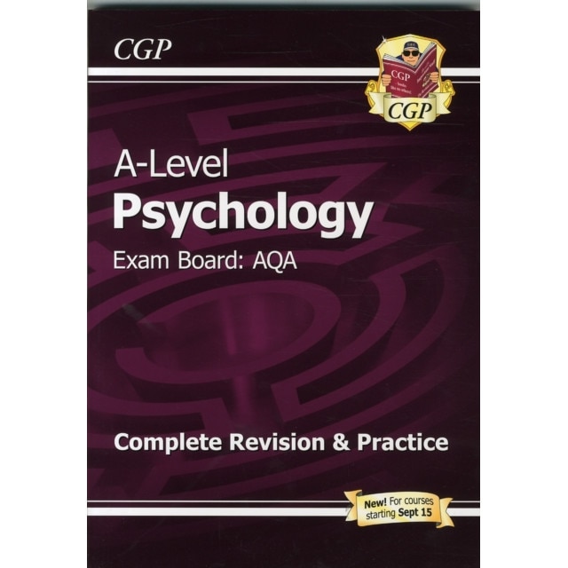 AS and ALevel Psychology AQA Complete Revision & Practice with Online