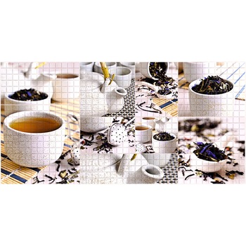 Panouri Decorative Mosaic Tea Ceremony, PVC, set 10 bucati, suprafata totala acoperita 4.59 mp Panouri Decorative Mosaic Tea Ceremony, PVC, set 10 bucati, suprafata totala acoperita 4.59 mp