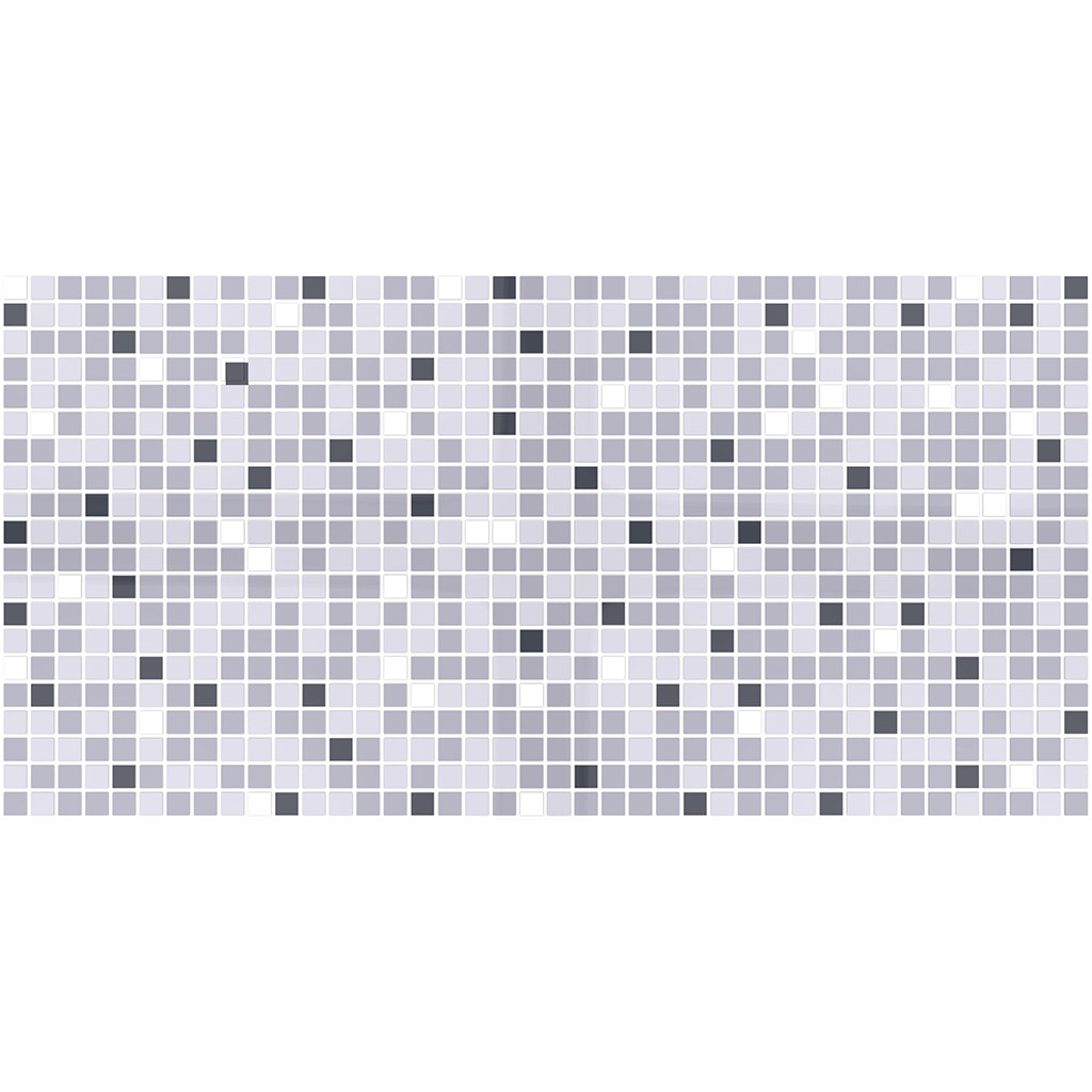 Panouri Decorative Mosaic Grey Mix, PVC, SET 30 BUCATI, suprafata totala acoperita 13.77 mp