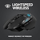 Logitech G502 LightSpeed Vezeték nélküli gaming egér, 25 600 dpi, Fekete