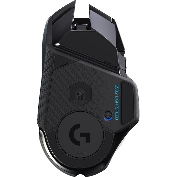 Logitech G502 LightSpeed Vezeték nélküli gaming egér, 25 600 dpi, Fekete