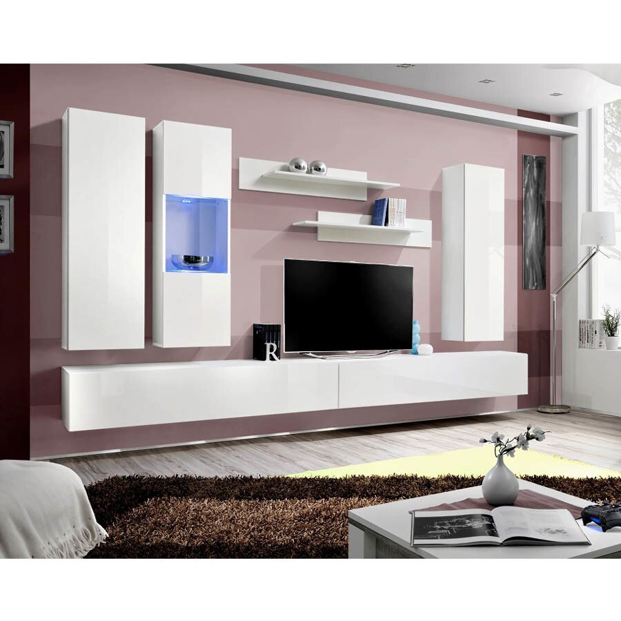 Living Genarom Fly F 23 WW FY E5, Alb/Alb Lucios, 320 x 190 x 40 cm