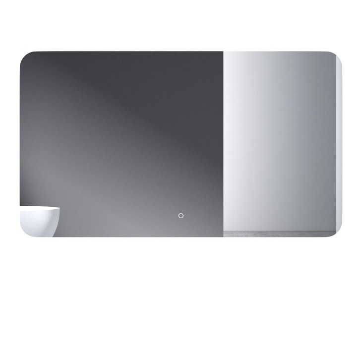 EGO LED fürdőszoba tükör, 70x120 cm, páramentesítő és érintőkapcsoló