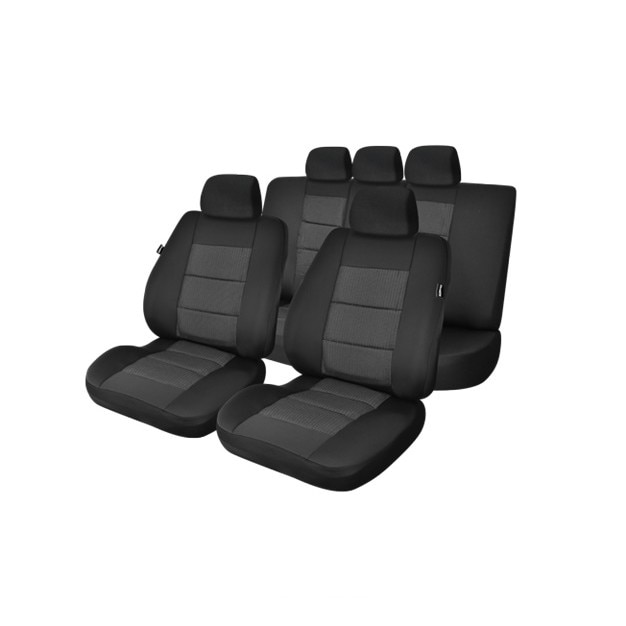 Set huse scaun lux premium negre UMB4